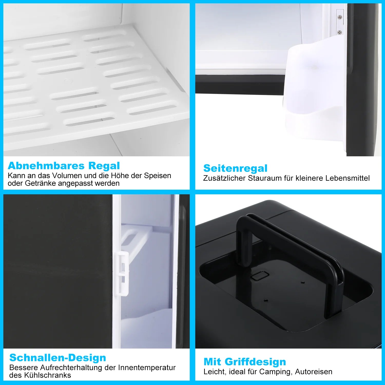 Sonnewelt 2 in 1 Mini Kühlschrank 15L Kühlbox