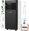 Echos Klimaanlage 3in1 WIFI mobil Fensterabdichtung mit Abluftschlauch 24h Timer Fernbedienung 9000 BTU 3 Modi Aircooler Klimagerät mobile Klimaanlage Air Cooler Klima Anlage Air Conditioner