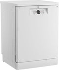 Beko BDFN26420W b300 freistehender Geschirrspüler, unterbaufhig, Platz für 14 Magedecke, Pro Inverter Motor, TrayWash, HygieneIntense, 6 Programme, WaterSafe+, Wei