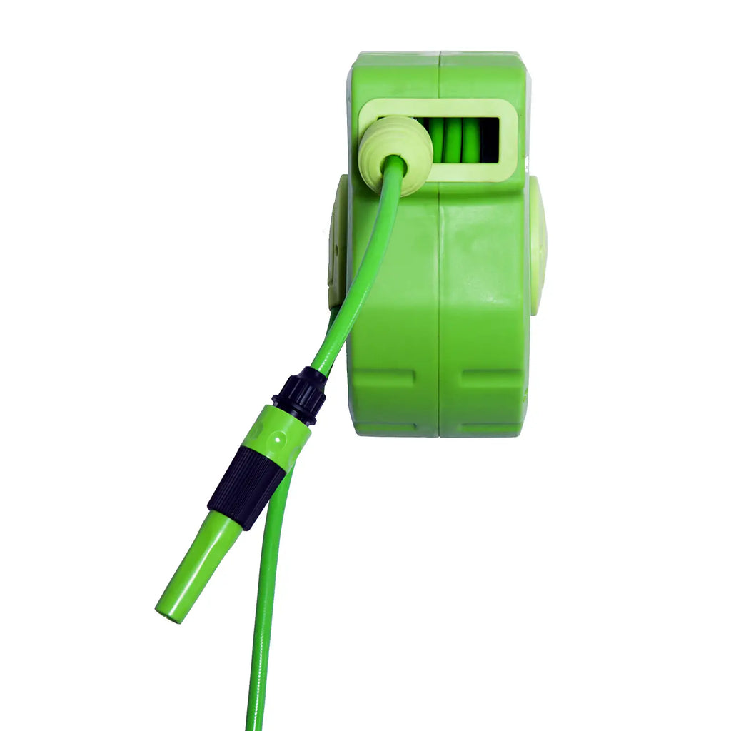 Durhand Schlauchtrommel Gartenschlauch Wickelautomatik schwenkbar