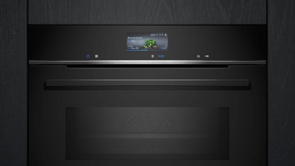 Siemens HB572ABS3, iQ300, Einbau-Backofen 60 x 60 cm, Air Fry, activeClean Pyrolyse Selbstreinung, LED-Touchbedienung, 3D Heißluft, Schnellaufheizung, cookControl10 Automatikprogramme, Edelstahl