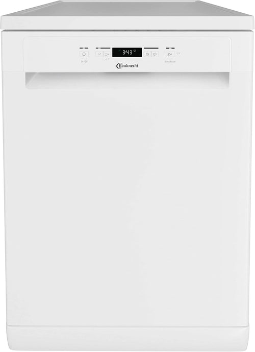 Bauknecht B2F HD624 A Freistehender Geschirrspüler/ 60 CM/ 14 Maßgedecke/Hygieneprogramm/Vollwasserschutz/Startzeitvorwahl