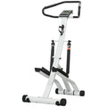 SPORTNOW Stepper mit Handgriff 12 Widerstandsstufen Monitor-Anzeige