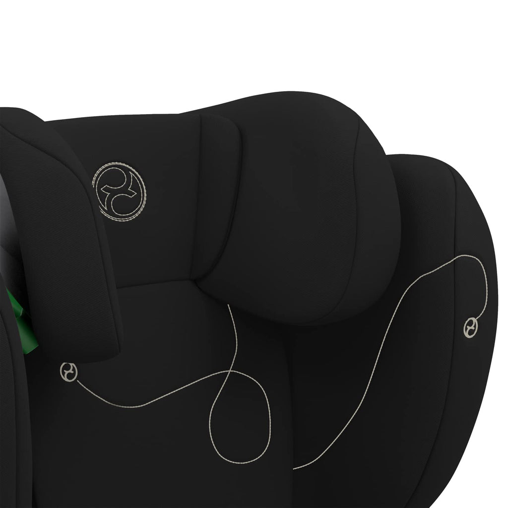 CYBEX Gold Kinder-Autositz Solution G i-Fix, Für Autos mit und ohne ISOFIX, Ab ca. 3 bis 12 Jahre (100 - 150 cm), Ab ca. 15 bis 50 kg, Lava Grey