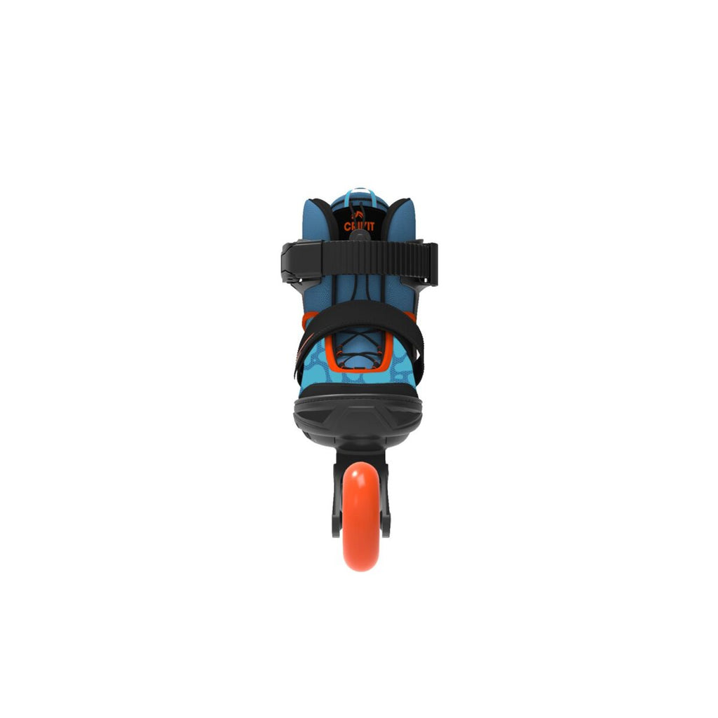 CRIVIT Kinder-Softboot-Inlineskates, mit Anziehhilfe und Tragegriff (Blau, 29-33) - B-Ware gut
