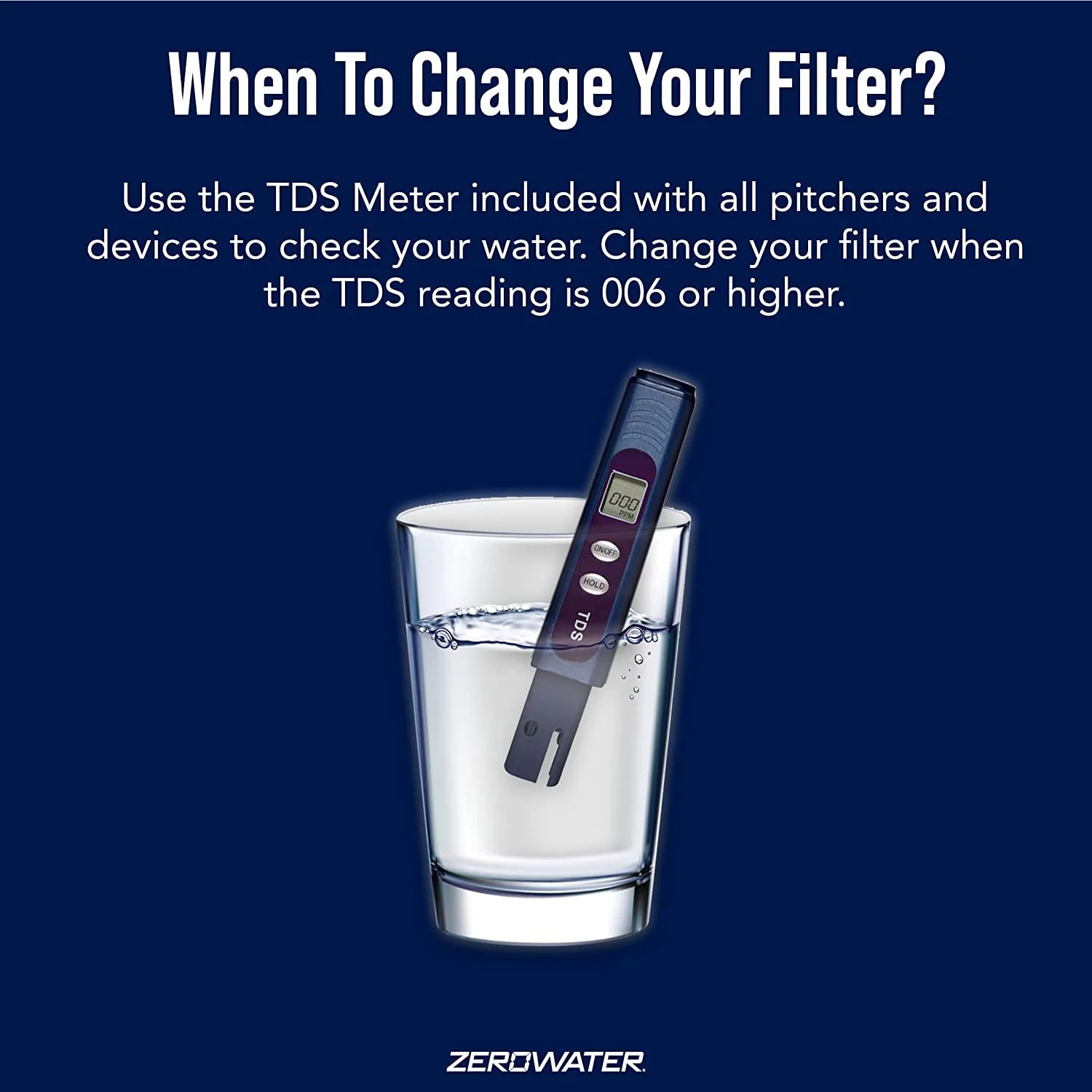 ZeroWater 12-Pack BPA-Free Replacement Filters, NSF Certified, 5-Stage Ion Exchange, Removes Lead & Heavy Metals