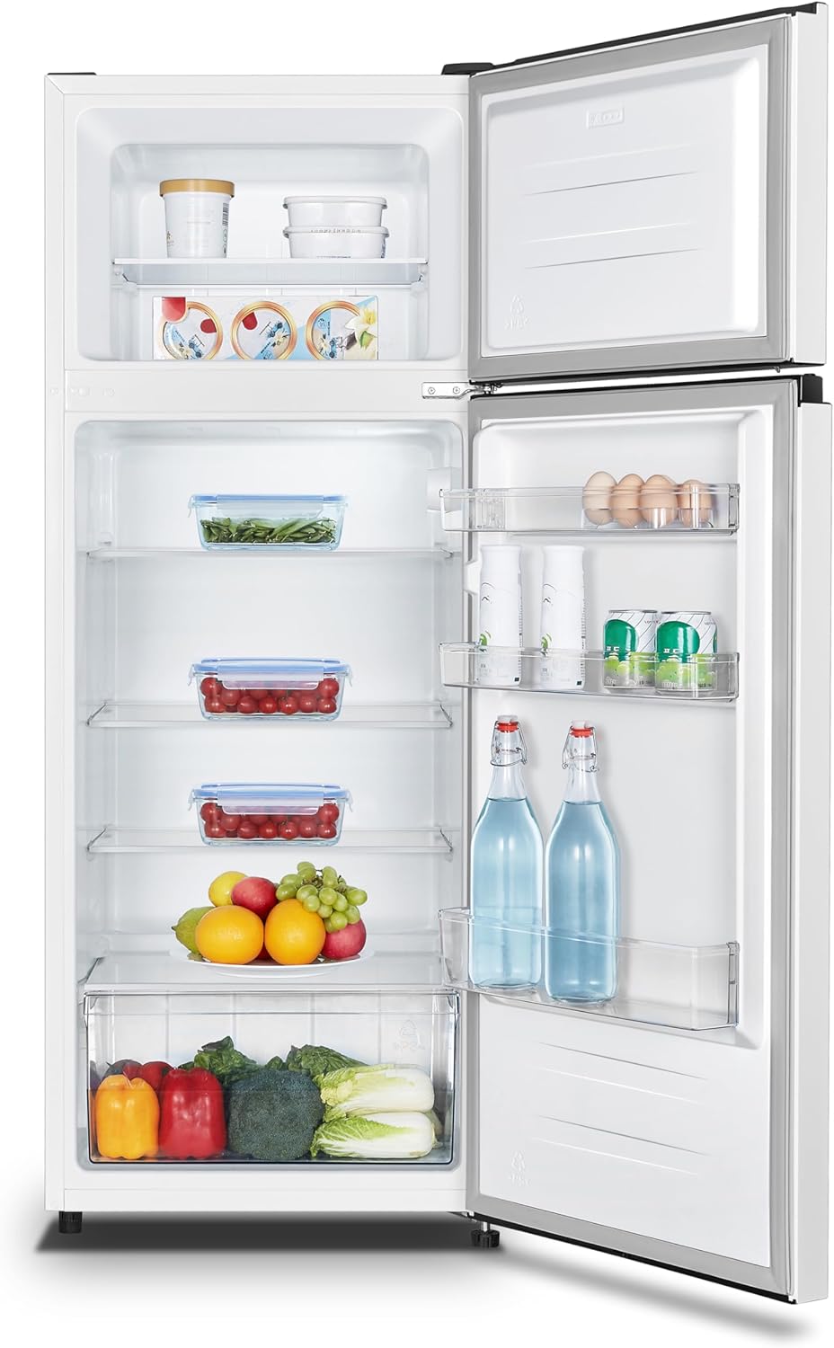 Gorenje N 619EAW4 Kühl-Gefrier-Kombination / LED Display / 186 cm / 300 l / NoFrostPLus / Gemüsefach mit Feuchteregler / FastFreeze / weiß