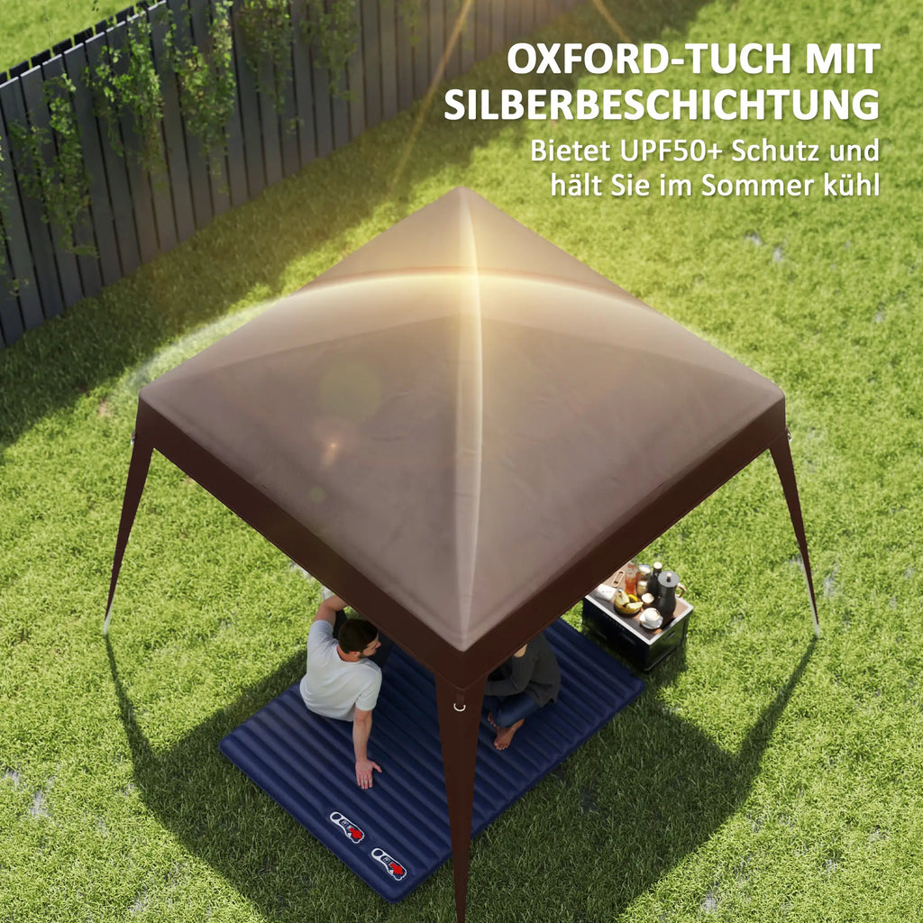 Outsunny Pavillon Ersatzdach UV50+ faltbar