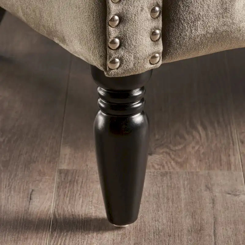 Milani Velvet Tufted Scroll Arm Loveseat by Christopher Knight Home