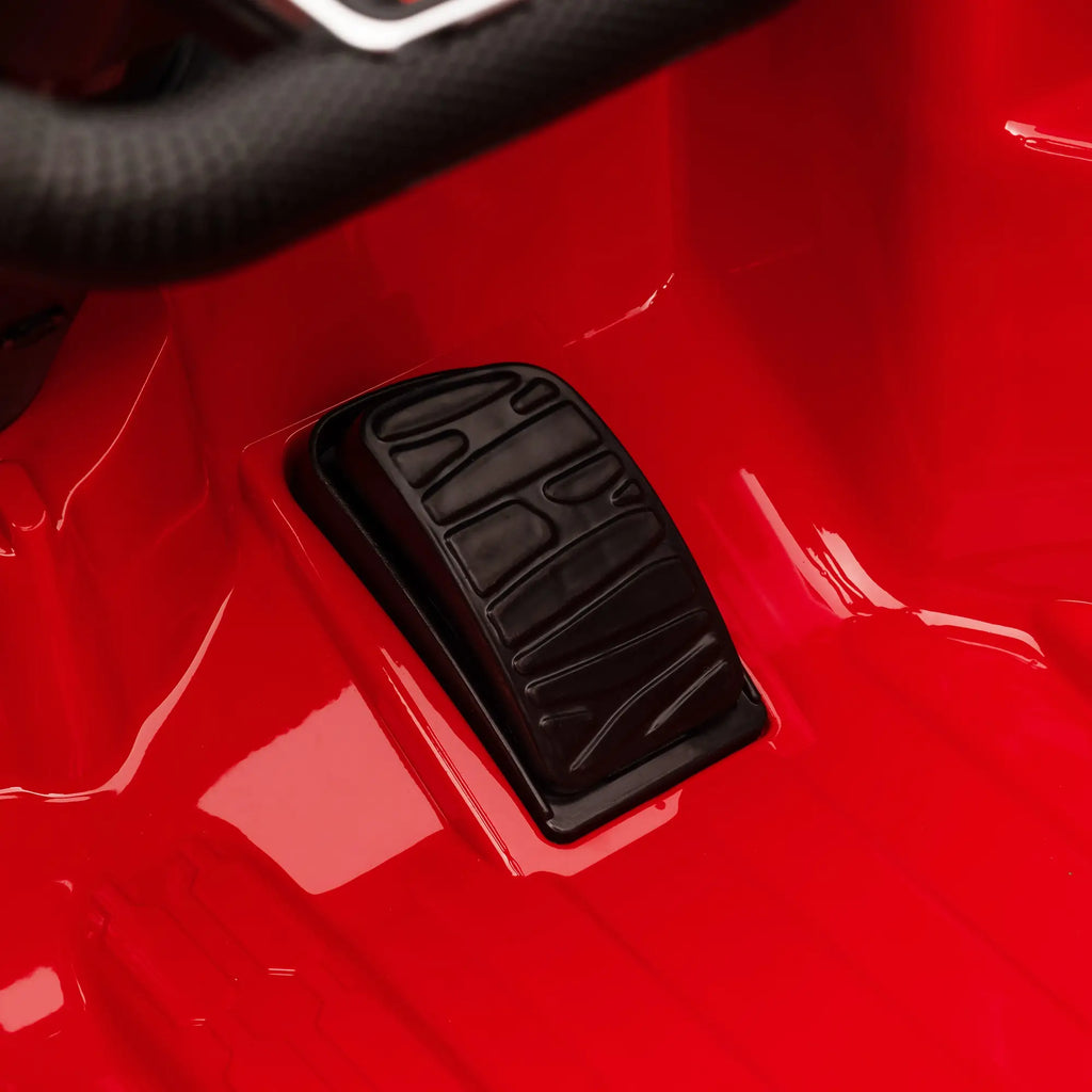 HOMCOM Kinder Elektroauto mit Fernbedienung & Musikfunktion Rot