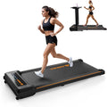 Laufband für Zuhause-AIRHOT, 2,5 PS Walking Pad, Untertisch-Laufband mit Fernbedienung und LED-Anzeige, maximale Geschwindigkeit von 6 km/h BZW. 12 km/h. Kompaktes Laufband für zuhause oder das Büro