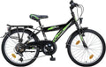 Talson 20 Zoll Kinderfahrrad mit 6-Gang und Beleuchtung nach STVO Blackgreen