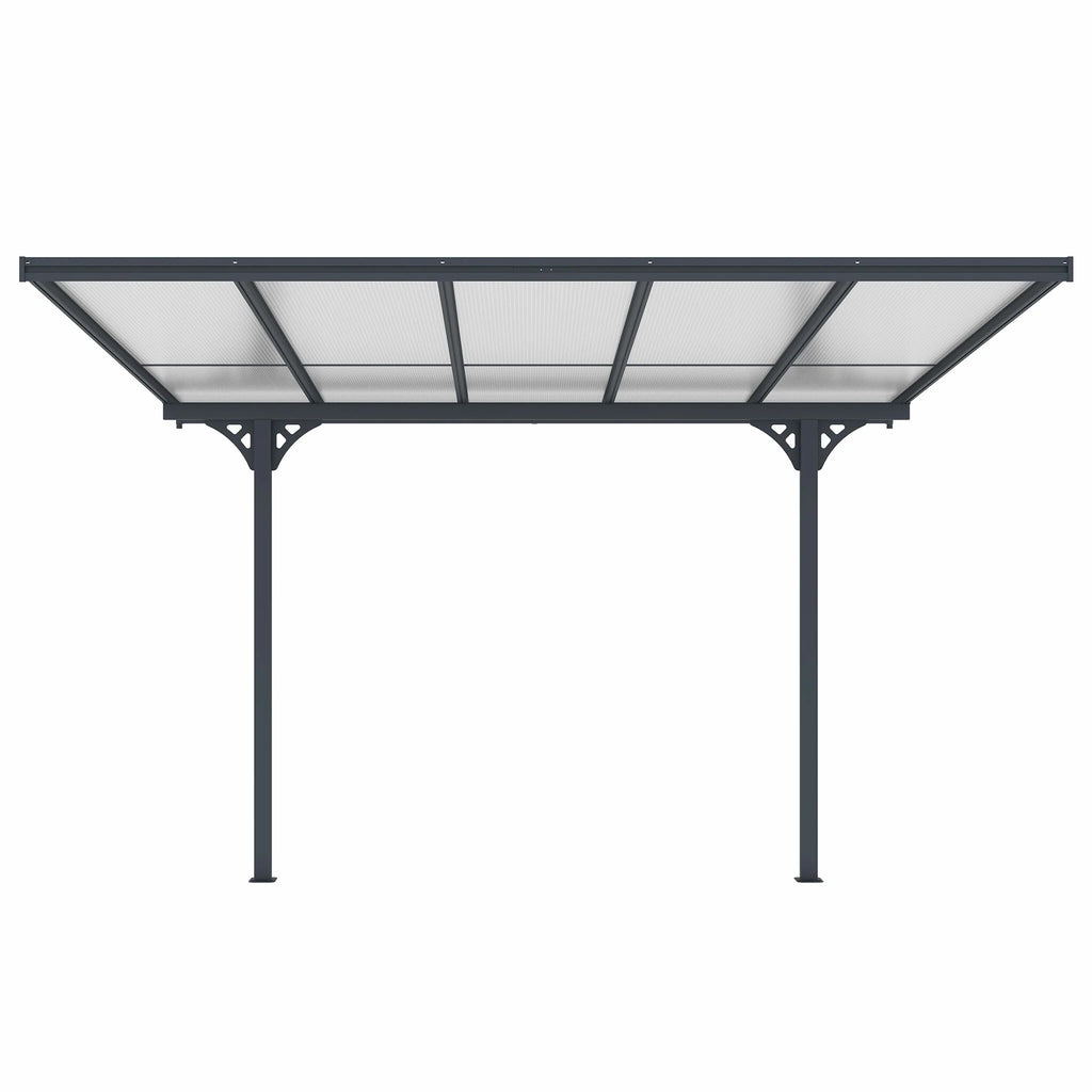 Fornorth Terrassenüberdachung 313x254x220-260cm