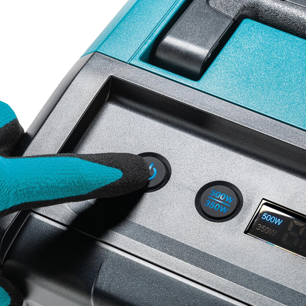 Makita MW001GZ Akku-Mikrowelle 40V max. 350/500 W, 8 l (ohne Akku, ohne Ladegerät)