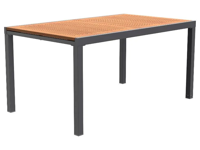Geflecht-Set »Valencia«, 9-teilig - Ausziehtisch & 8 Klappsessel, braun