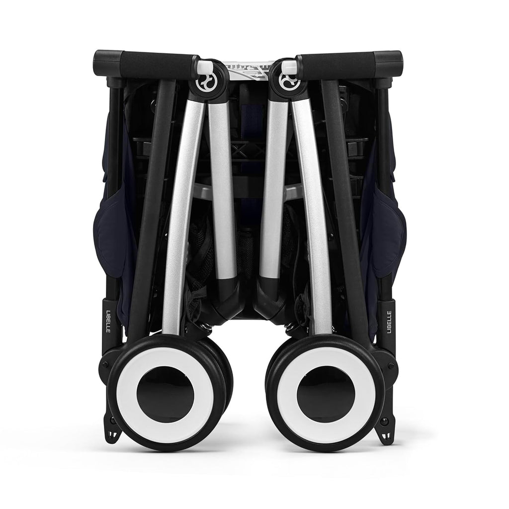 CYBEX Gold Kinderwagen Libelle mit One-Pull Harness, Von ca. 6 Monaten bis ca. 4 Jahre (max. 22 kg), Ultraleicht (nur 6 kg), Almond Beige (Beige mit taupefarbenem Rahmen)