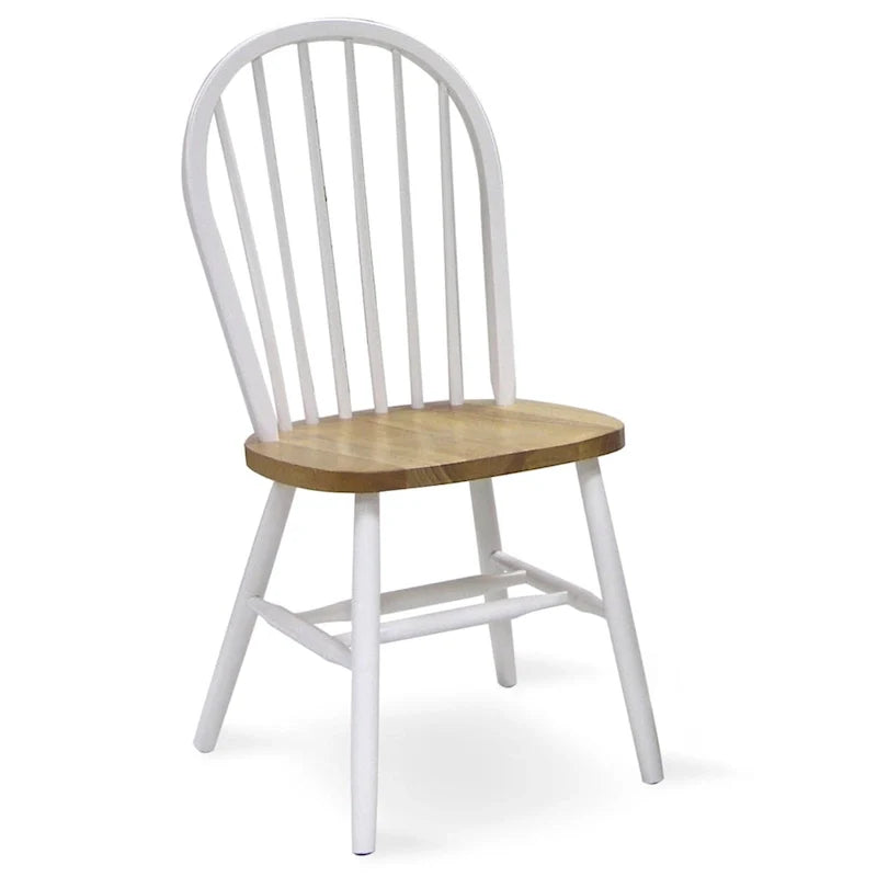 International Concepts Solid Wood Windsor Spindle Back Dining Chair