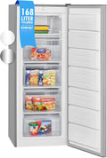 Bomann® Gefrierschrank | Tiefkühlschrank | Freezer | Nutzinhalt 168 Liter | wechselbarer Türanschlag | 4 Sterne Gefrierraum | GS 7340 inox