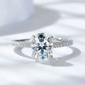 Oval Cut Moissanite Ring