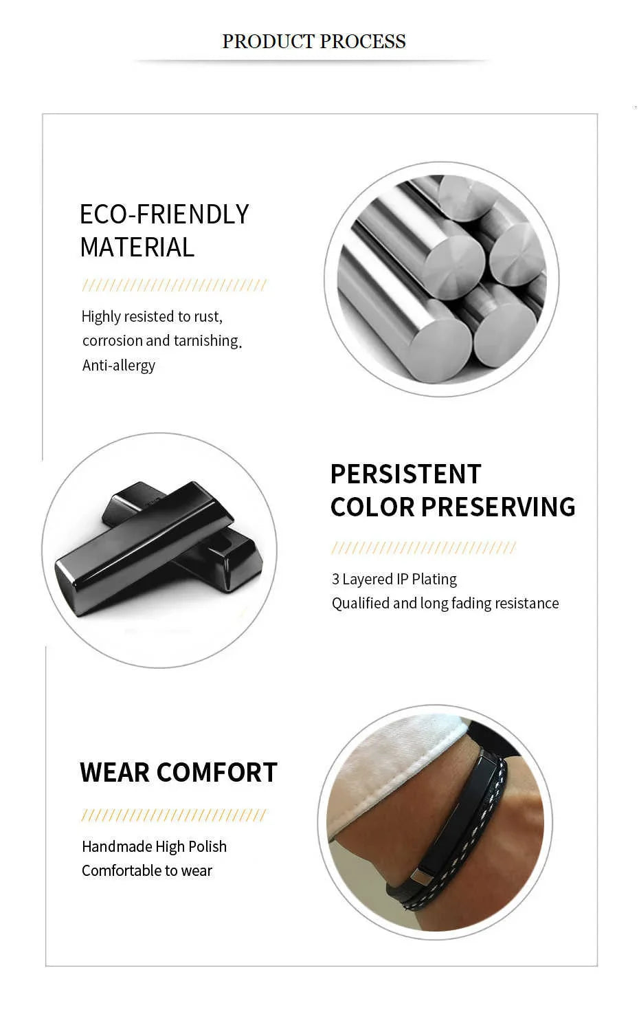 Unique Sew Lines Leather Bracelet