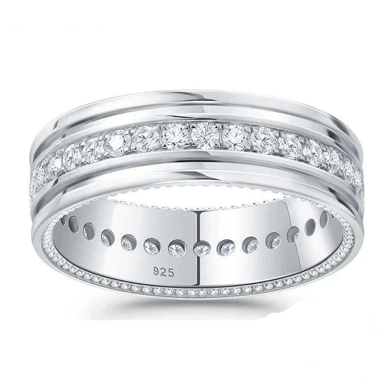 Men’s Moissanite Pave Ring