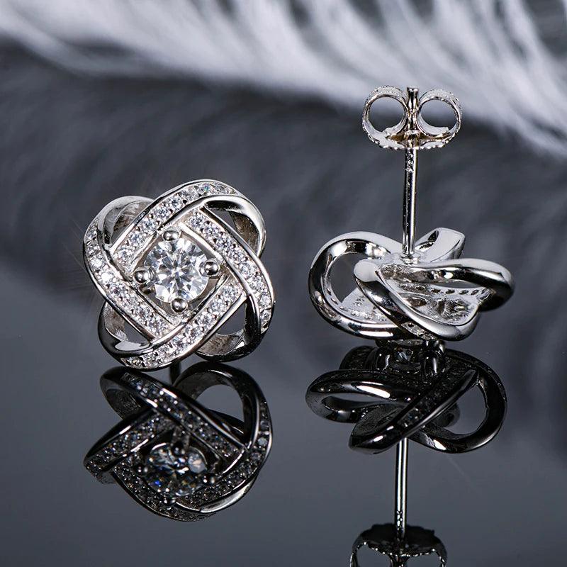 Twist Flower Earrings