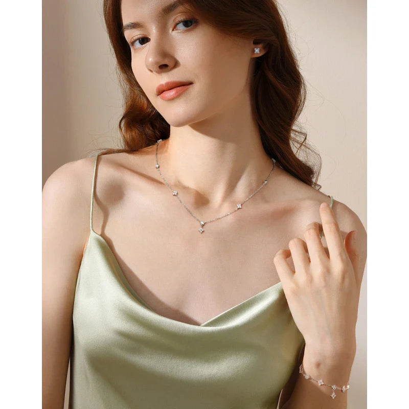 Four Leaf Clover Jewelry Set
