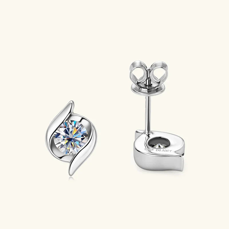 Twisted Moissanite Jewelry Set
