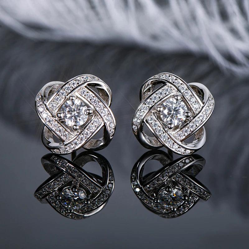 Twist Flower Earrings