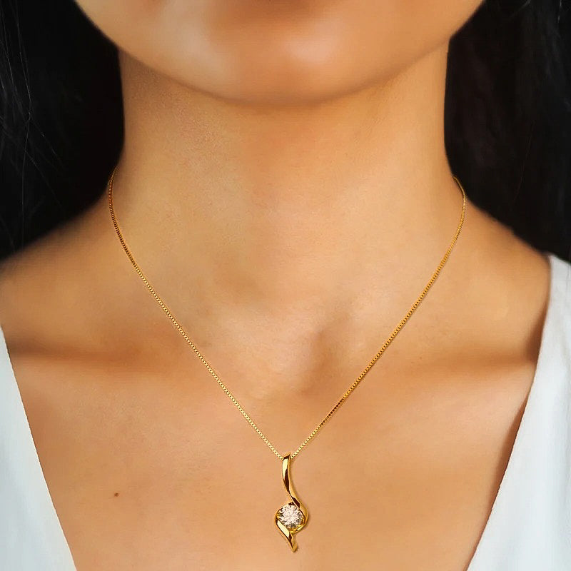 Twisted Moissanite Jewelry Set