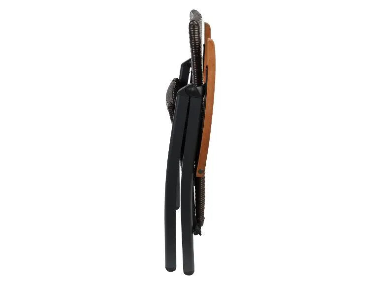 Geflecht-Set »Valencia«, 9-teilig - Ausziehtisch & 8 Klappsessel, braun