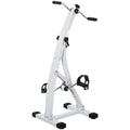 HOMCOM Bewegungstrainer Heimtrainer für Senioren LCD-Display Weiß