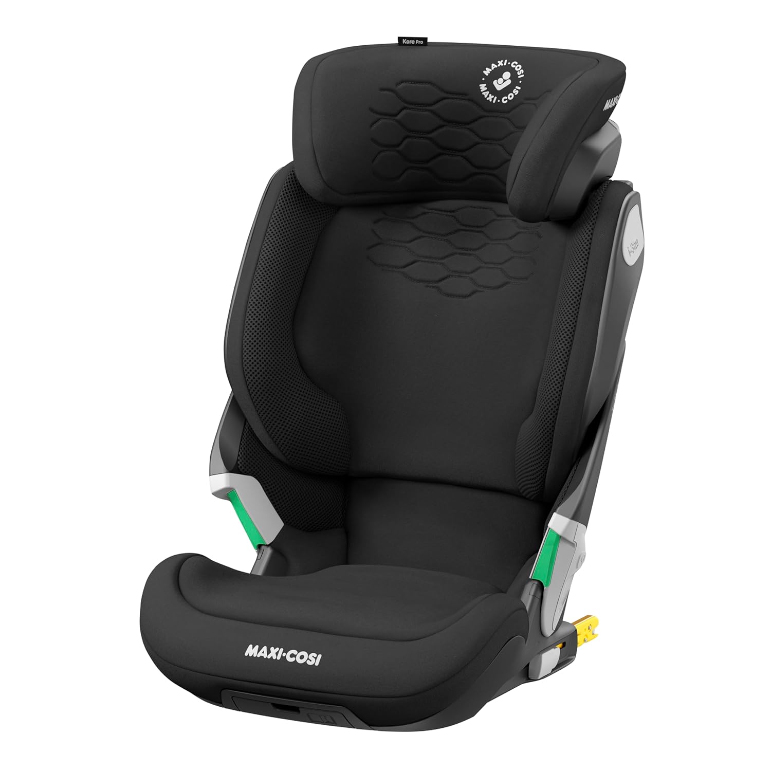 Maxi-Cosi Kore Pro i-Size Kindersitz, 3.5–12 Jahre, 100–150 cm, ClickAssist Licht, Verstellbare Höhe/Breite, Side Protection System+, Authentic Cognac