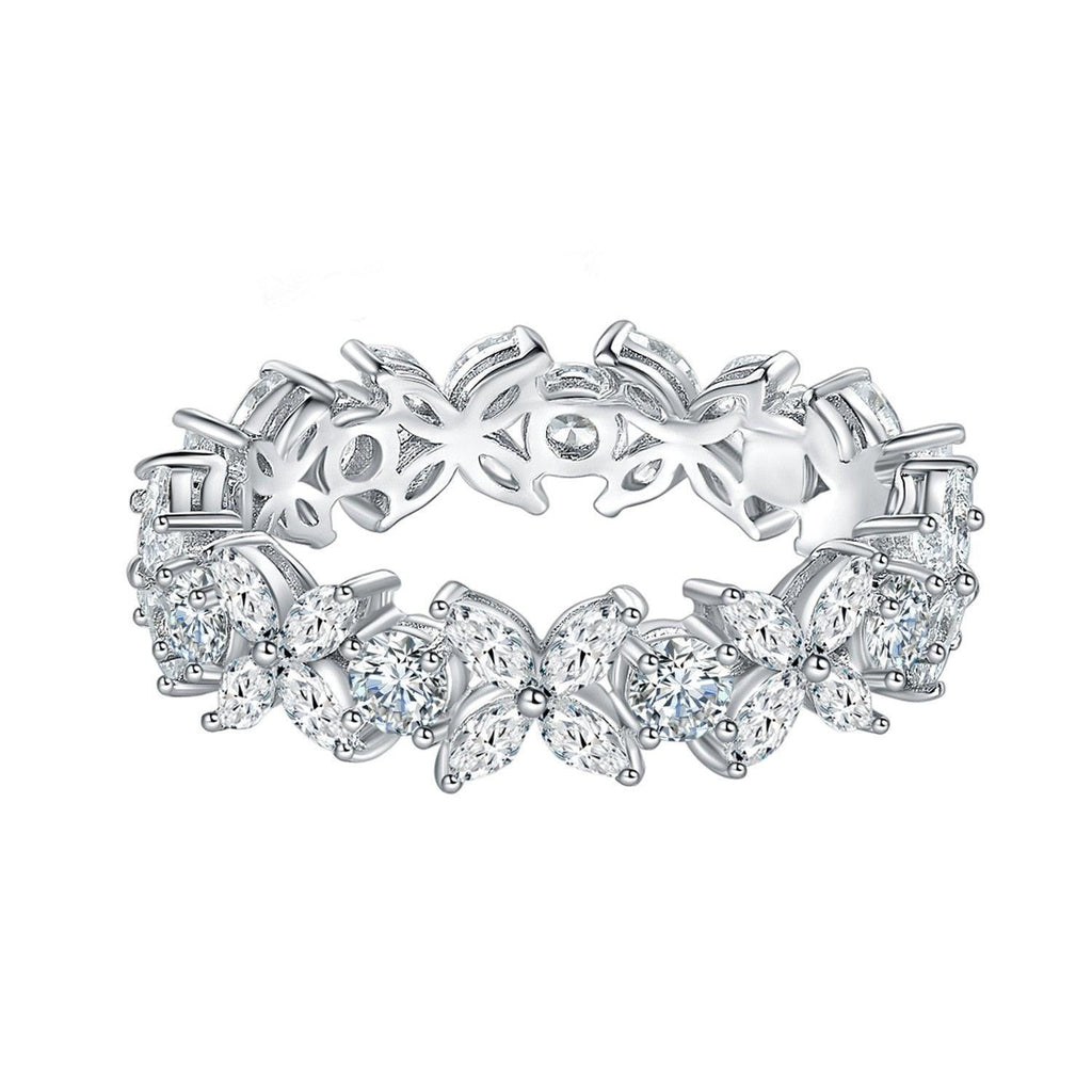Butterfly Eternity Band Ring