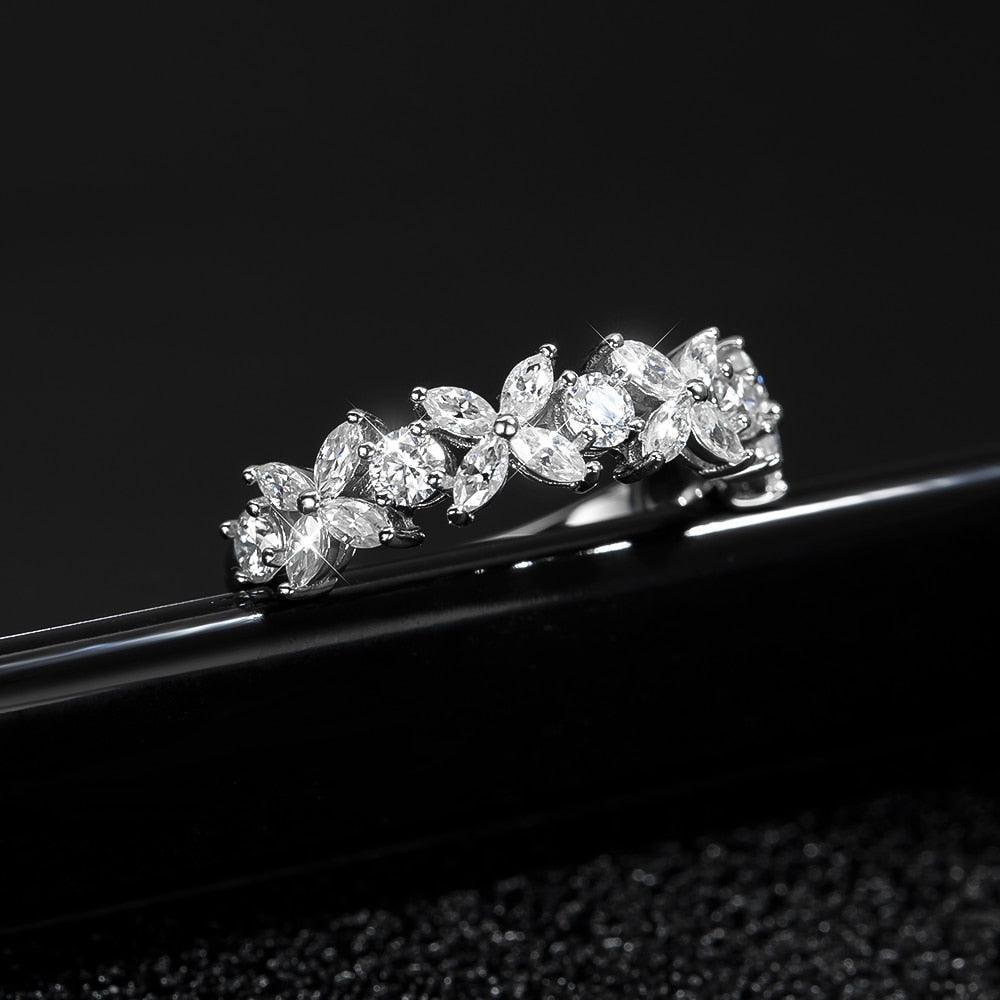 Butterfly Eternity Band Ring