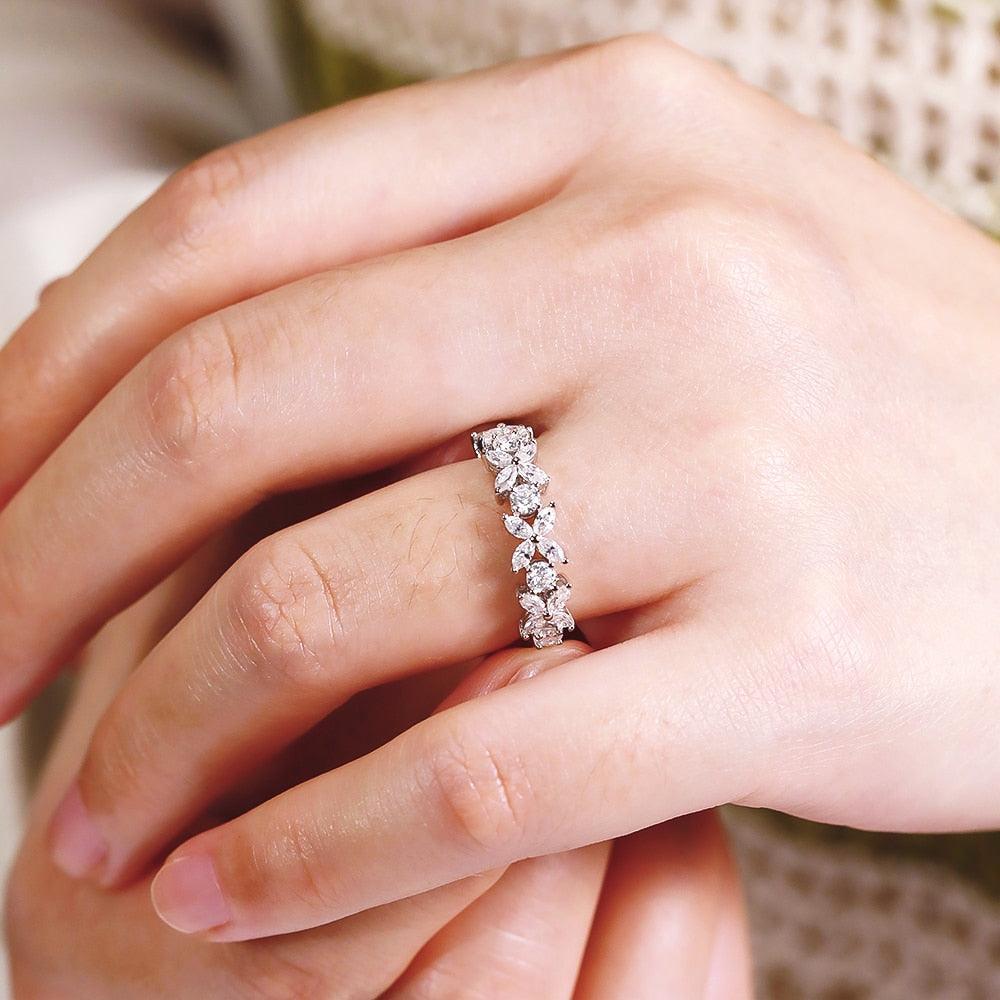 Butterfly Eternity Band Ring