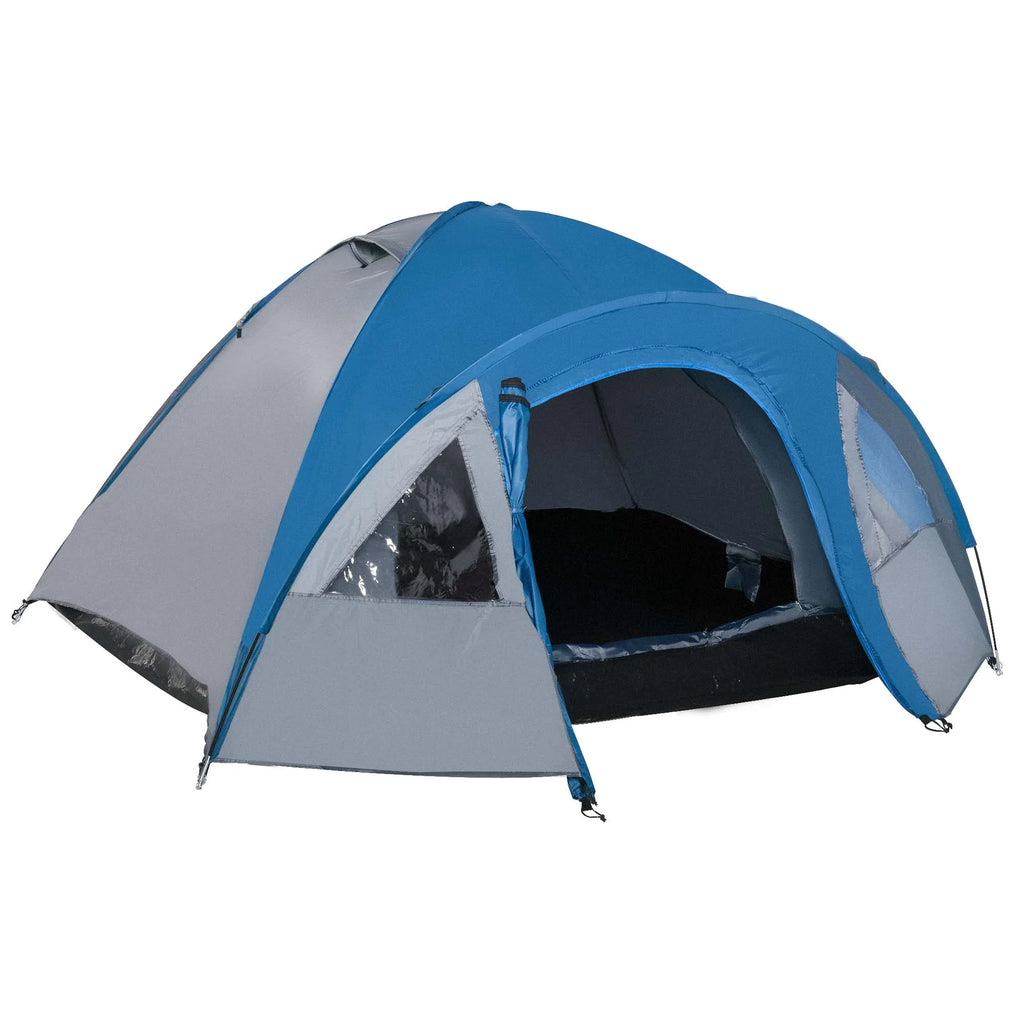 Outsunny Campingzelt 4 Personen 4-Jahreszeiten mit Vorraum Outdoor
