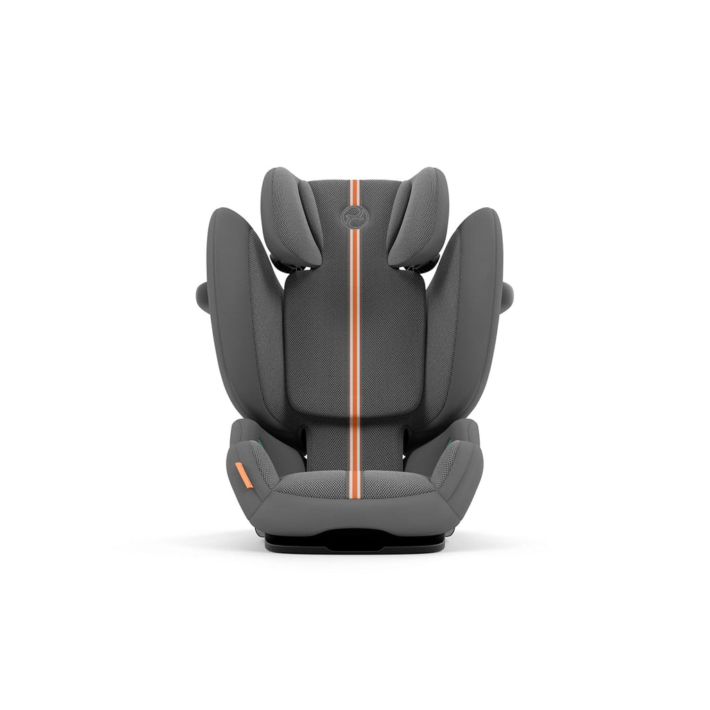 CYBEX Gold Kinder-Autositz Solution G i-Fix, Für Autos mit und ohne ISOFIX, Ab ca. 3 bis 12 Jahre (100 - 150 cm), Ab ca. 15 bis 50 kg, Lava Grey