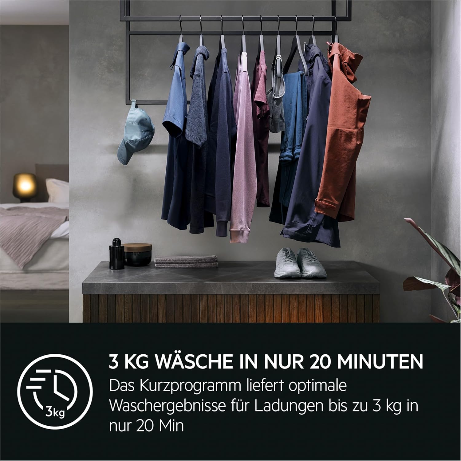AEG Waschmaschine Toplader, Serie 6000 ProSense: Mengenautomatik, 6 kg, EEKL A, SoftOpening Trommeldeckelöffnung, Wasserschutzalarm, Wasserstoppschlauch, Inverter Motor, 1400 U/min, LTR6A41460