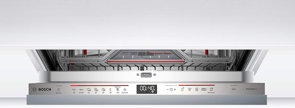 Bosch Hausgerte SMV6ZCX49E Serie 6 er Geschirrspüler Vollintegriert, Besteckschublade, Silence Programm besonders leise, PerfectDry mit Zeolith trocknet sogar Kunststoff
