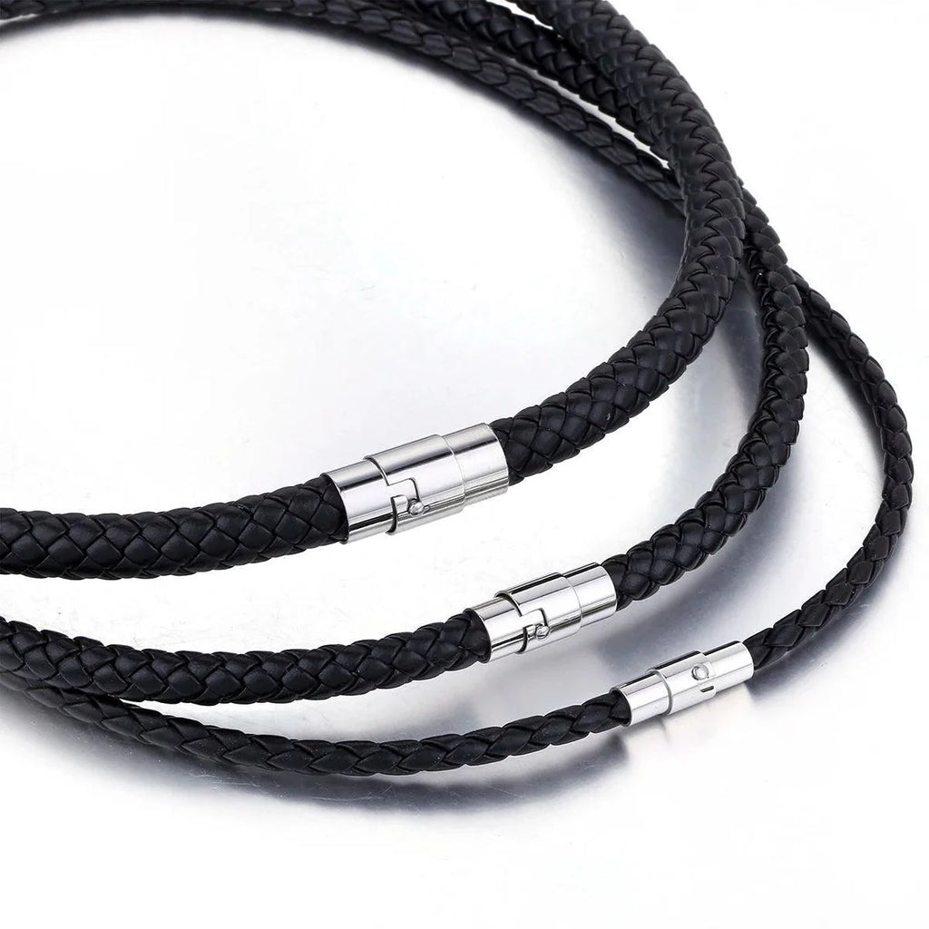 Classic Leather Choker Necklace