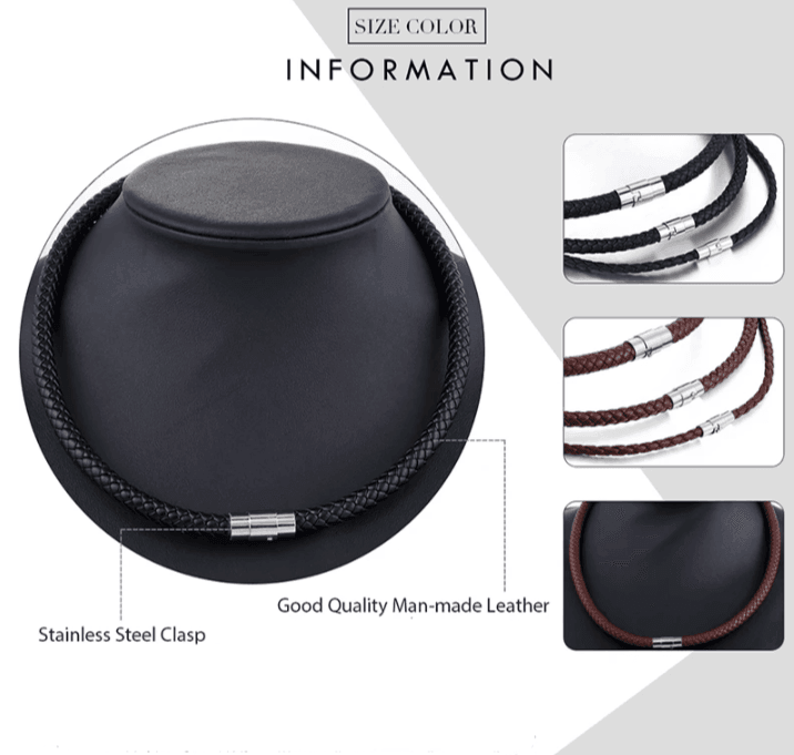 Classic Leather Choker Necklace