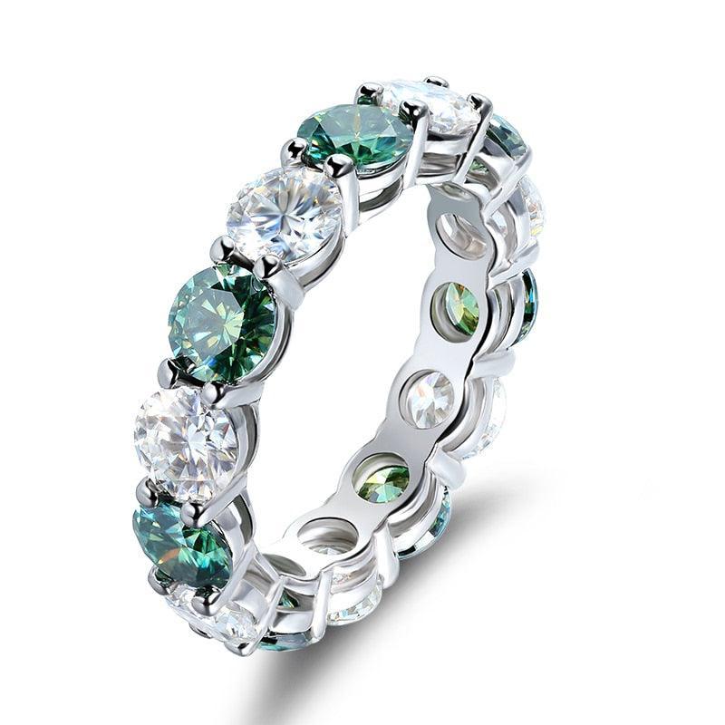 Classic Moissanite Eternity Band Ring