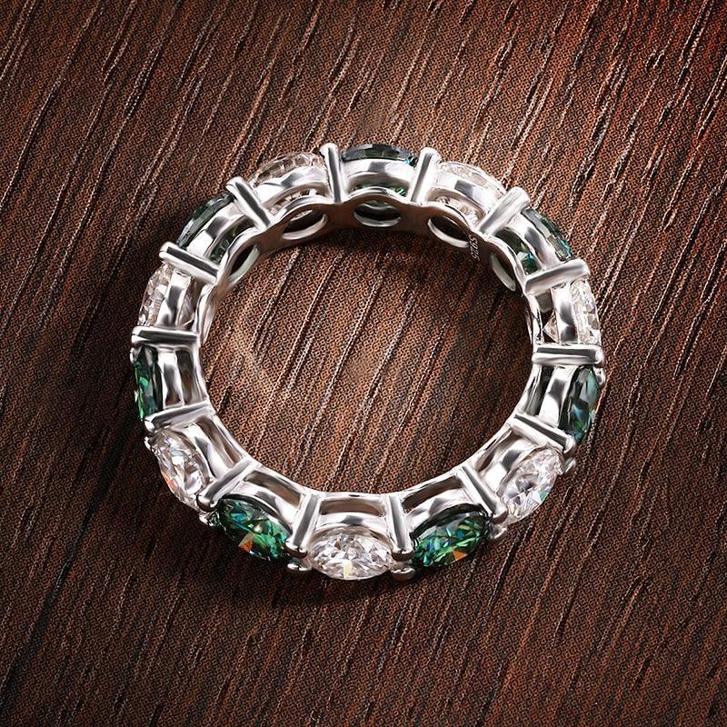 Classic Moissanite Eternity Band Ring