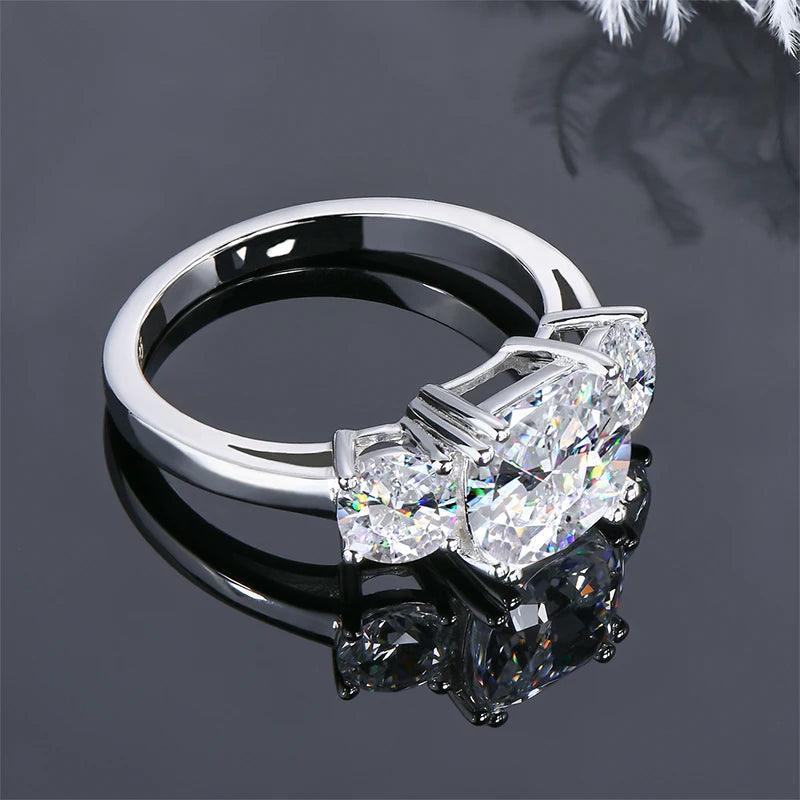 Cushion Cut 5A Engagement Ring