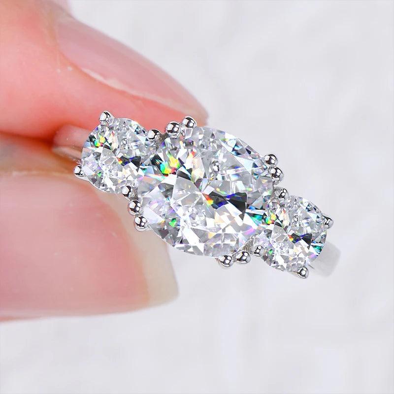 Cushion Cut 5A Engagement Ring