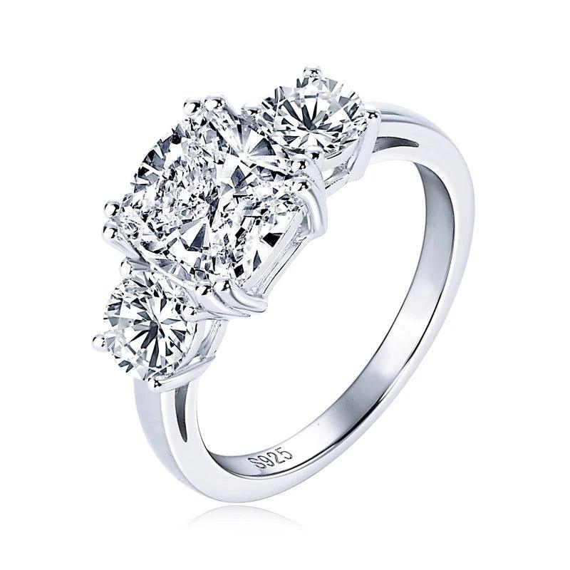 Cushion Cut 5A Engagement Ring