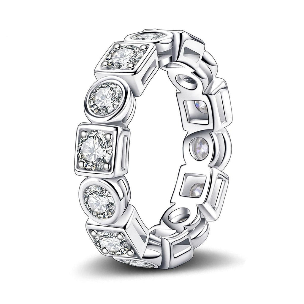 Dazzling Row Eternity Ring