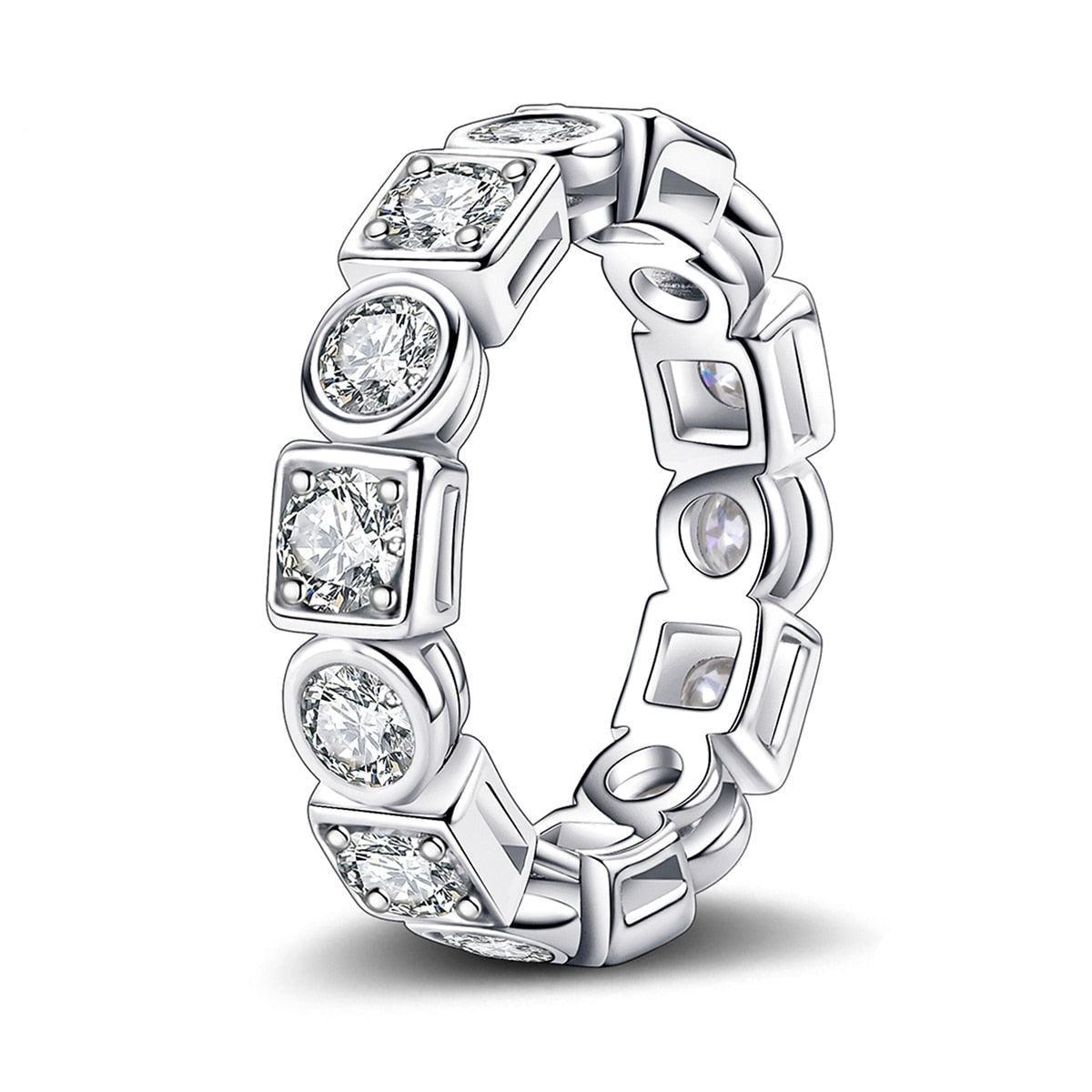 Dazzling Row Eternity Ring