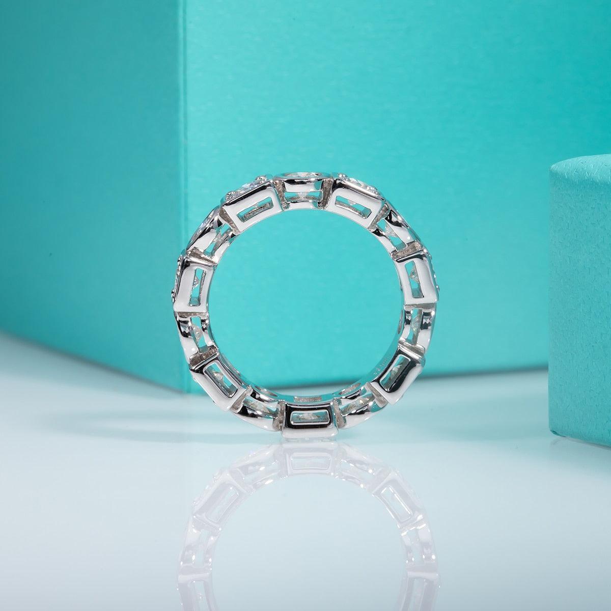 Dazzling Row Eternity Ring